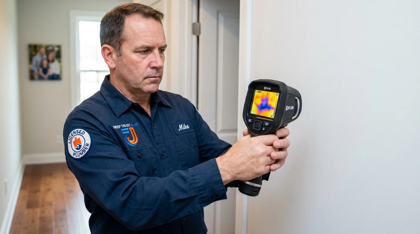 Thermal imaging leak detection by Johns Plumbing LLC in Entiat
